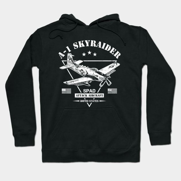 A-1 Skyraider "SPAD" Hoodie by Military Style Designs